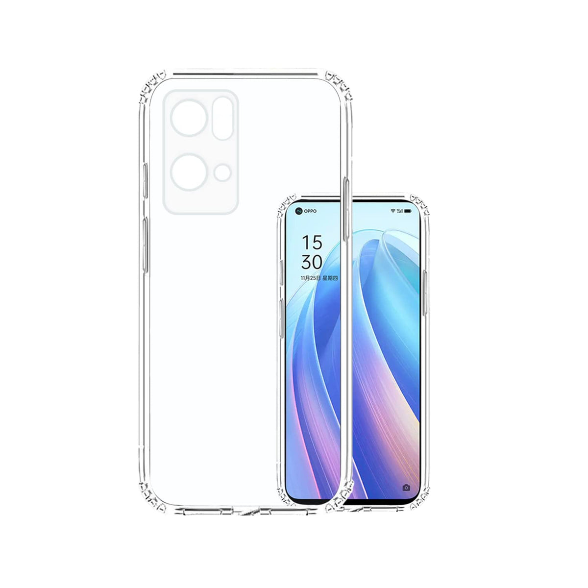 Back Cover For OPPO RENO 7 PRO 5G, Ultra Hybrid Clear Camera Protection, TPU Case, Shockproof (Multicolor As Per Availability)