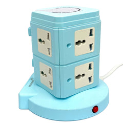 Socket Extension Board & 3 USB Port with 1.5 mtr Extension Cord for Home Appliances [250V Socket + 2.4A USB Port]