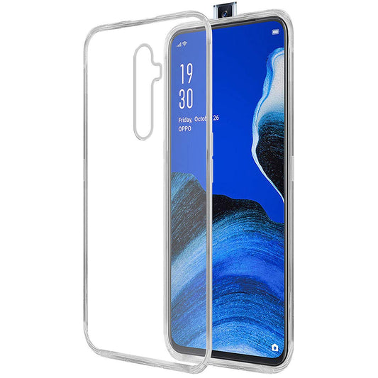 Back Cover For Oppo Reno 2Z, Ultra Hybrid Clear Camera Protection, TPU Case, Shockproof (Multicolor As Per Availability)