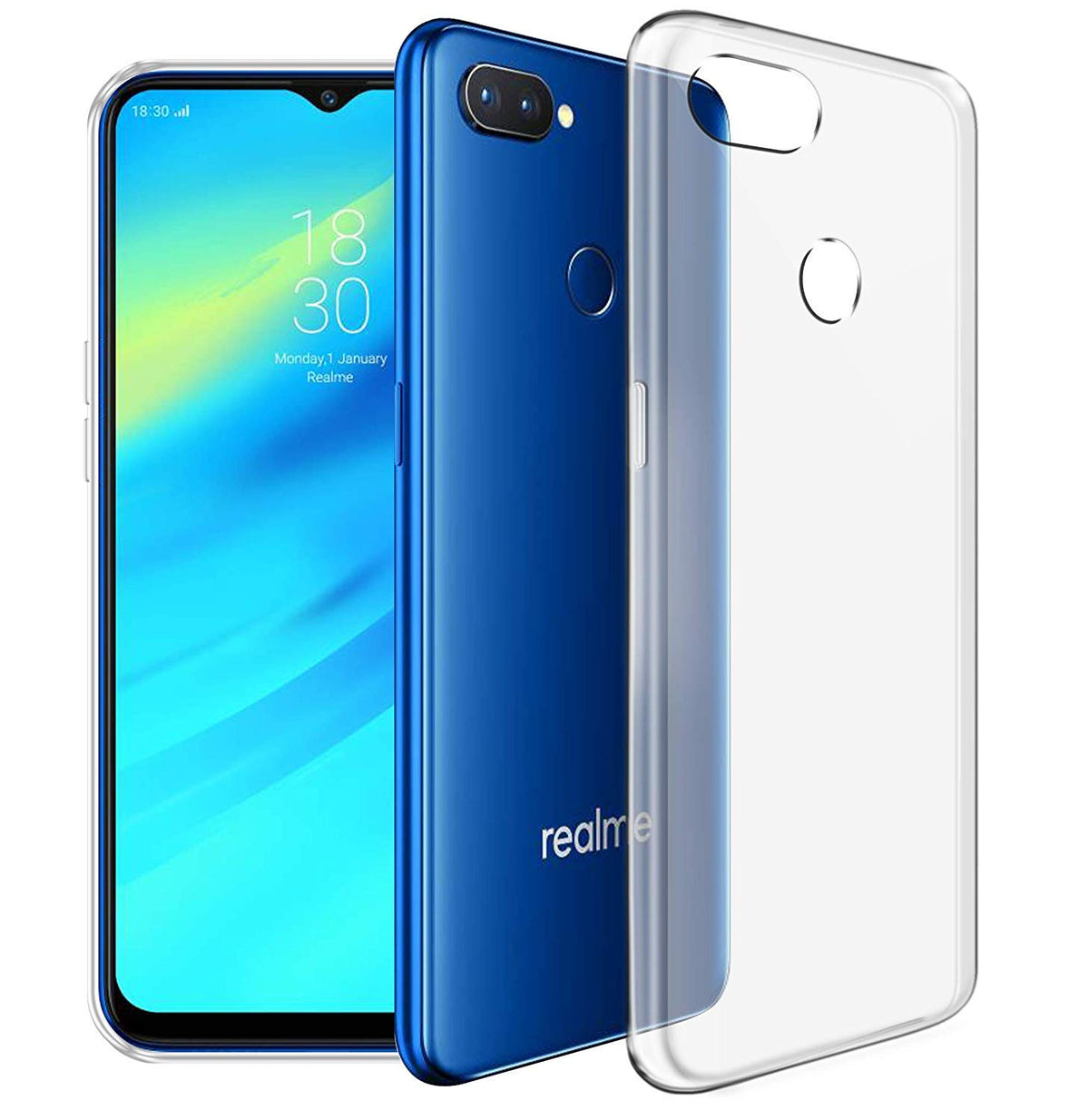 Back Cover For OPPO REALME U1, Ultra Hybrid Clear Camera Protection, TPU Case, Shockproof (Multicolor As Per Availability)