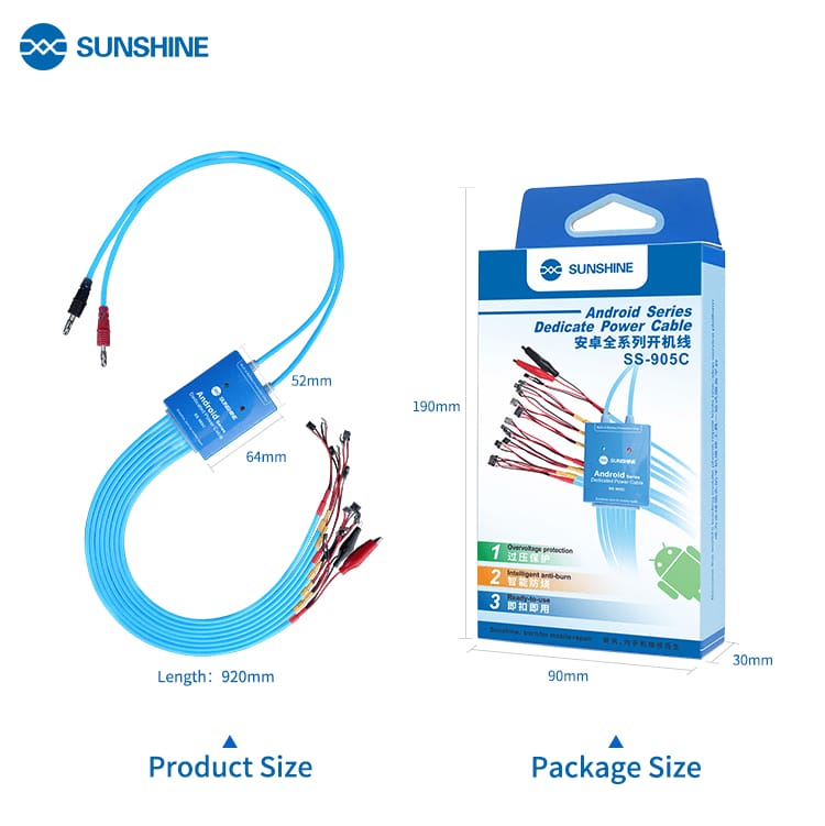 Sunshine SS-905C Android Series Dedicated Power Cable