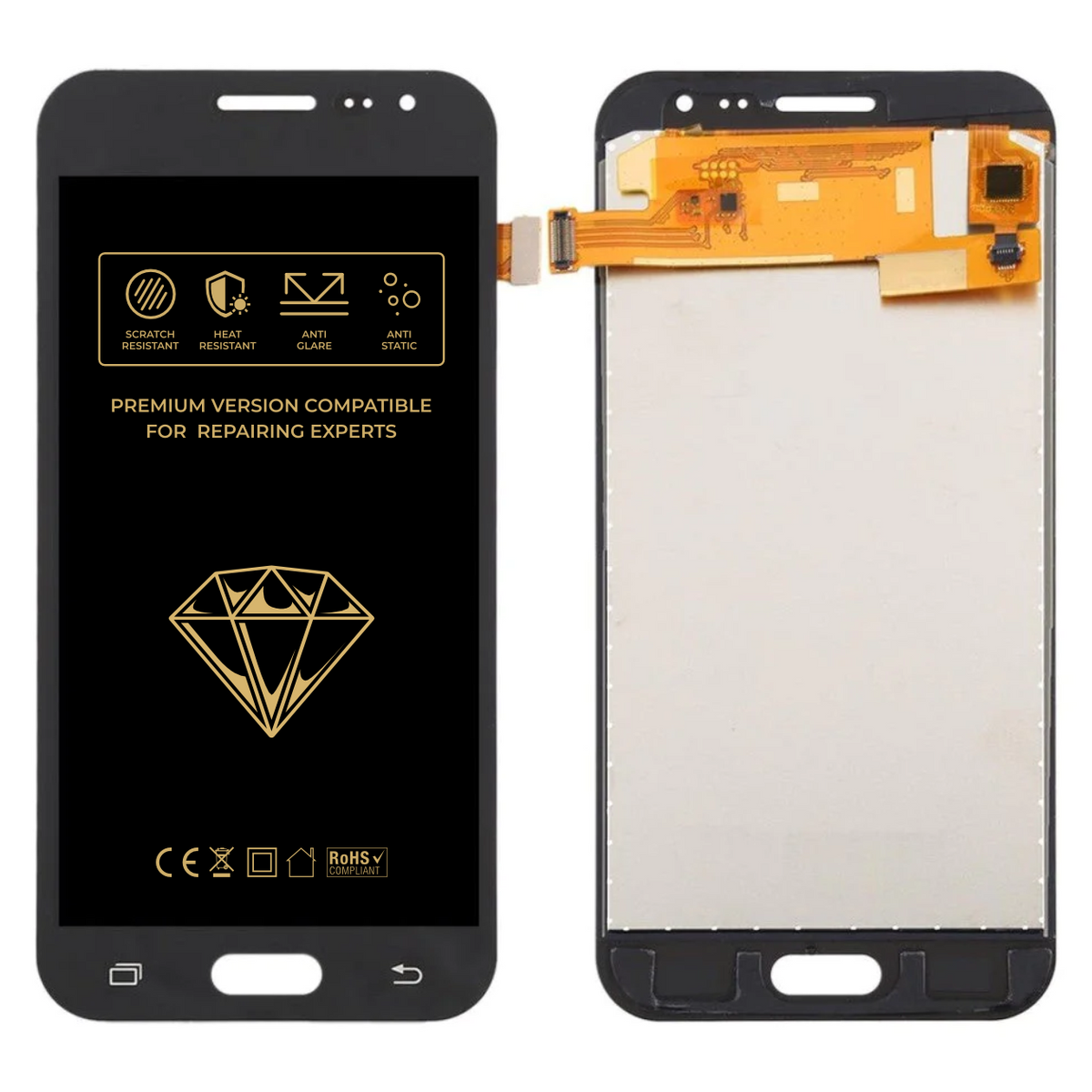 Mobile Display For Samsung J2 2015. LCD Combo Touch Screen Folder Compatible With Samsung J2 2015