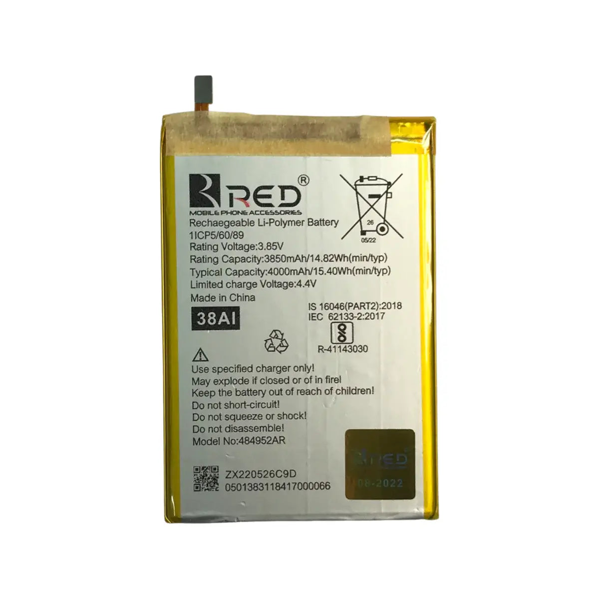 MOBILE BATTERY FOR ITEL BL38AL - A44 POWER