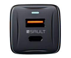 SAULT POWERCHARGE  – ADAPTOR 35W DUAL PORT WITH CABLE