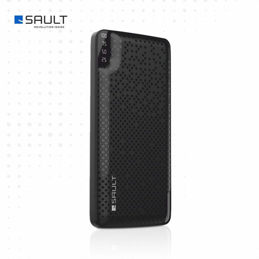 SAULT POWERSLIME - POWERBANK 10000 MAH 12.5W BLACK