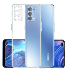 Back Cover For OPPO RENO 4, Ultra Hybrid Clear Camera Protection, TPU Case, Shockproof (Multicolor As Per Availability)