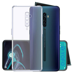 Back Cover For Oppo Reno, Ultra Hybrid Clear Camera Protection, TPU Case, Shockproof (Multicolor As Per Availability)