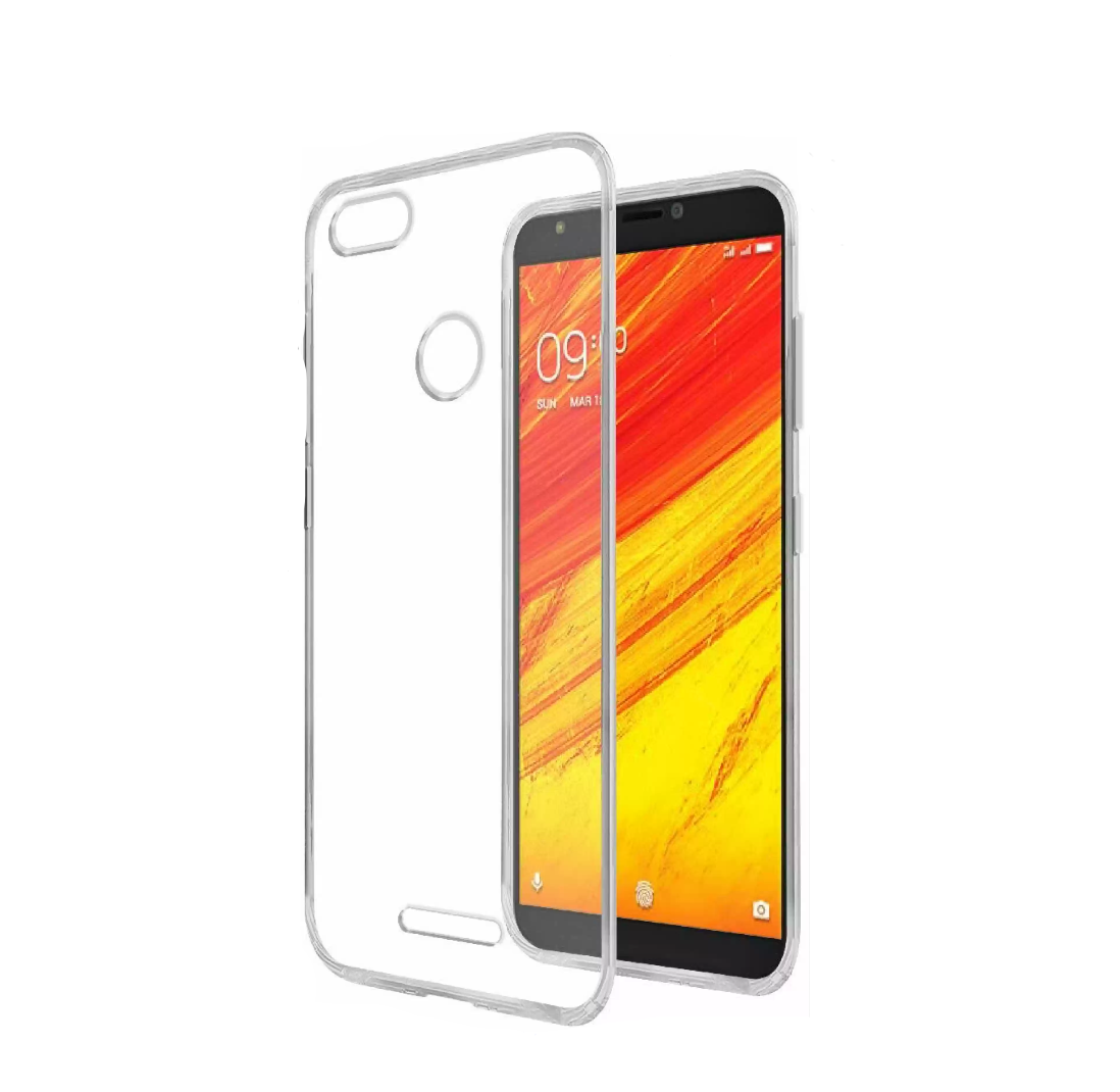 Back Cover For LAVA Z81, Ultra Hybrid Clear Camera Protection, TPU Case, Shockproof (Multicolor As Per Availability)