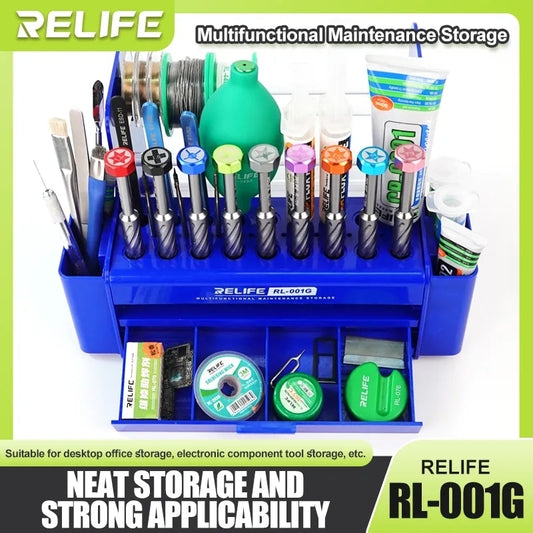 Relife RL-001G Large Capacity Mobile Phone Repair Multifunction Storage Box