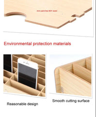 RELIFE RL-12 MULTIFUNCTIONAL WOODEN BOX