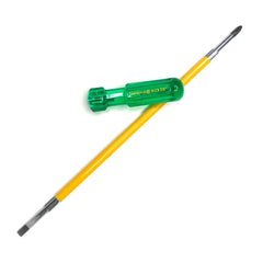 Taparia 2in1 Screwdriver for Maintenance Repair, Multifunctional Tool, Green Screwdriver