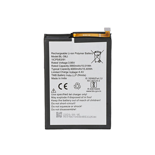 MOBILE BATTERY FOR ITEL BL39LI - A56 / VISION 1