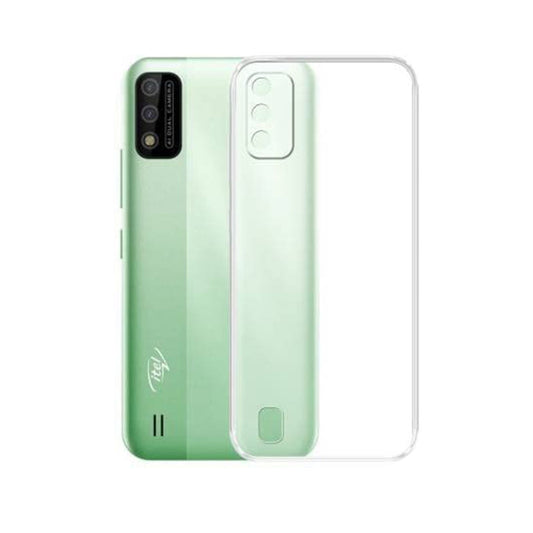 Back Cover For ITEL A26, Ultra Hybrid Clear Camera Protection, TPU Case, Shockproof (Multicolor As Per Availability)