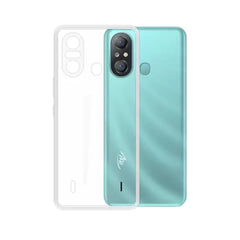 Back Cover For ITEL A49, Ultra Hybrid Clear Camera Protection, TPU Case, Shockproof (Multicolor As Per Availability)