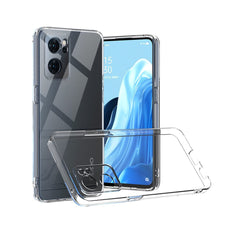 Back Cover For Oppo Reno 7 5G, Ultra Hybrid Clear Camera Protection, TPU Case, Shockproof (Multicolor As Per Availability)