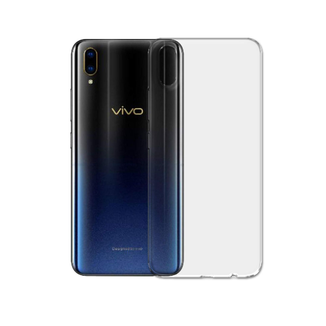 Back Cover For Vivo V11 Pro, Ultra Hybrid Clear Camera Protection, TPU Case, Shockproof (Multicolor As Per Availability)