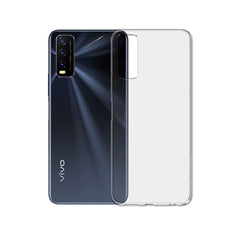 Back Cover For Vivo Y20I, Ultra Hybrid Clear Camera Protection, TPU Case, Shockproof (Multicolor As Per Availability)