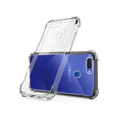 Back Cover For OPPO A7, Ultra Hybrid Clear Camera Protection, TPU Case, Shockproof (Multicolor As Per Availability)