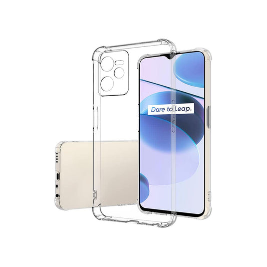 Back Cover For OPPO REALME C35, Ultra Hybrid Clear Camera Protection, TPU Case, Shockproof (Multicolor As Per Availability)