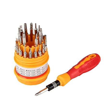 Jackly Jk-6036A Screwdriver Set | Steel 31-In-1 With 30 Screwdriver Bits | Professional Magnetic Screwdriver Set