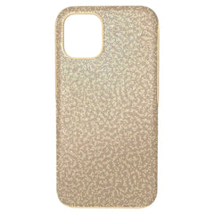 Glittery Crystal Back Cover for iPhone 14, Polycarbonate Back Case of Gleaming Colored Crystals