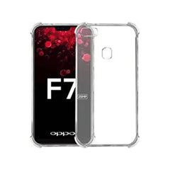 Back Cover For OPPO F7, Ultra Hybrid Clear Camera Protection, TPU Case, Shockproof (Multicolor As Per Availability)