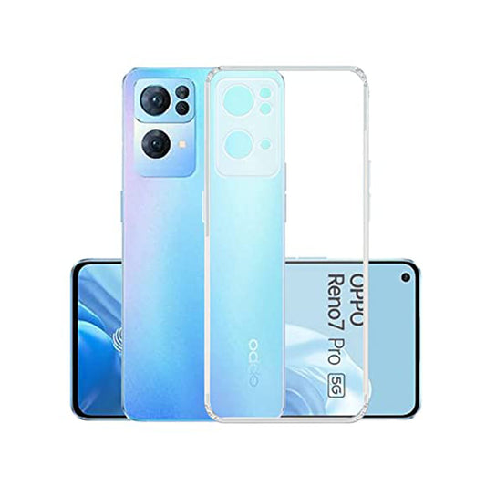 Back Cover For OPPO RENO 7 PRO 5G, Ultra Hybrid Clear Camera Protection, TPU Case, Shockproof (Multicolor As Per Availability)