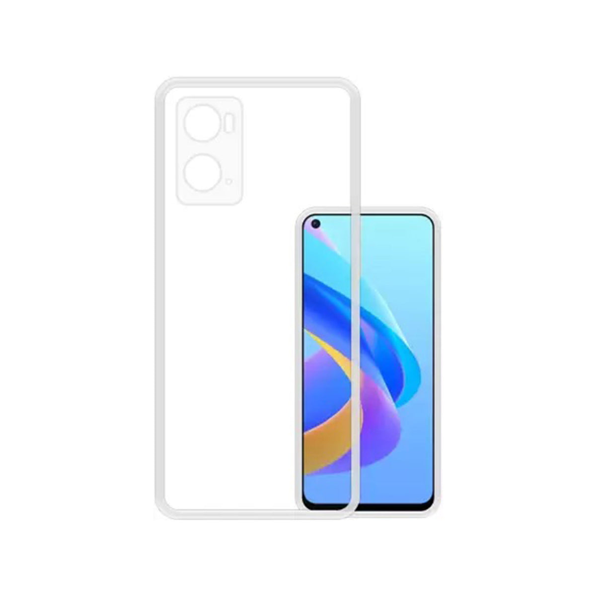 Back Cover For OPPO REALME NARZO 50, Ultra Hybrid Clear Camera Protection, TPU Case, Shockproof (Multicolor As Per Availability)