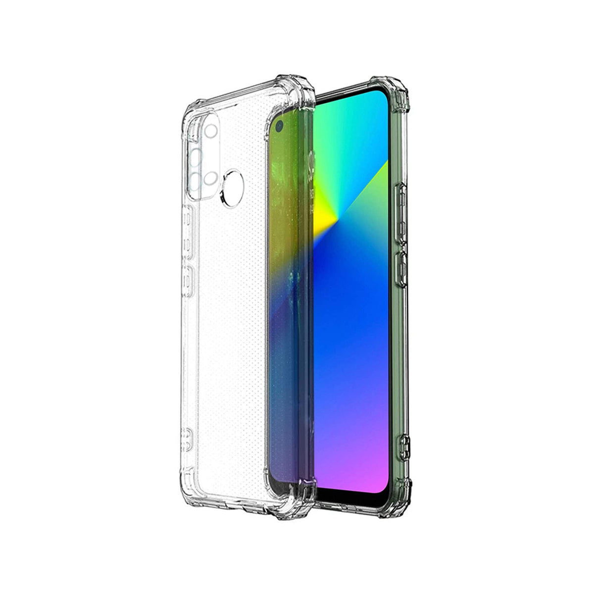 Back Cover For OPPO REALME 7I, Ultra Hybrid Clear Camera Protection, TPU Case, Shockproof (Multicolor As Per Availability)